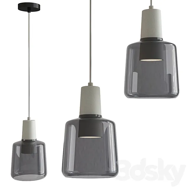Samson led mini pendant light 3D Model