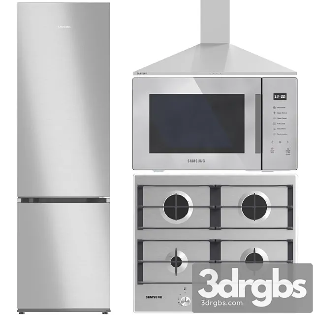 Samsung Appliance Collection 01 3 3D Model Download