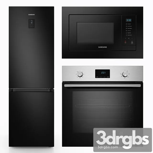 Samsung Built in Kitchen Appliances 3D Model Download