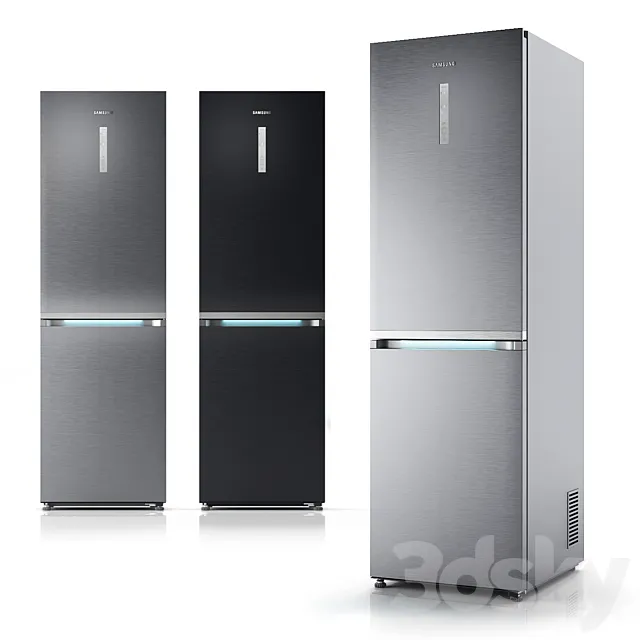 Samsung Classic Fridge Freeze 3D Model Samsung Classic Fridge Freeze 3D Model