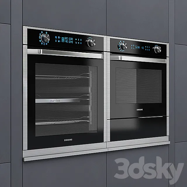 Samsung – electric oven and compact oven NV9900J NQ50J5530BS 3D Model