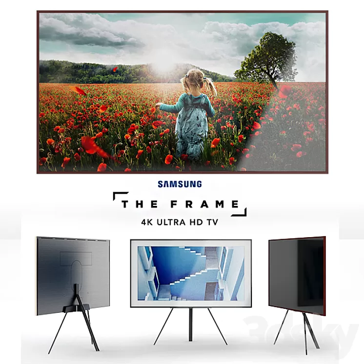 Samsung Frame 4K Ultra HD TV 3D Model
