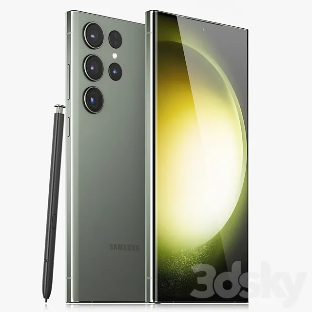 Samsung Galaxy S23 Ultra 3D Model 3DSKY Decor Helper