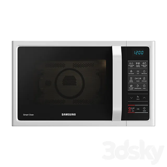 Samsung MC28H5013AW 3D Model Samsung MC28H5013AW 3D Model