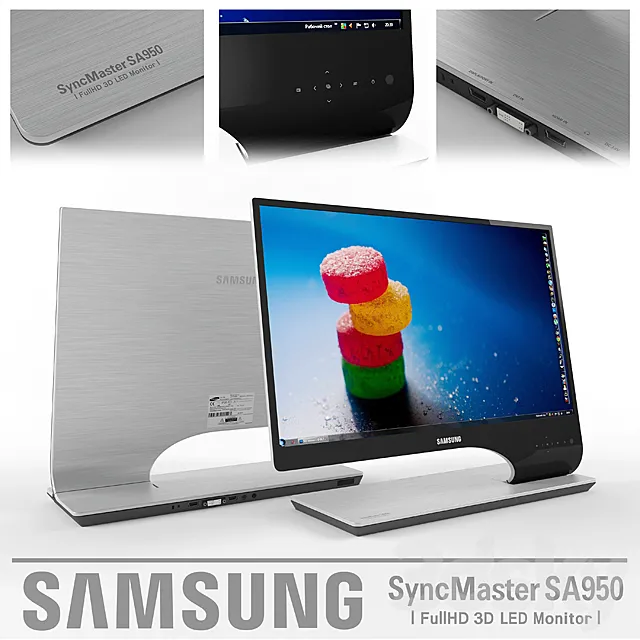 SAMSUNG SA950 27″ 3D Model