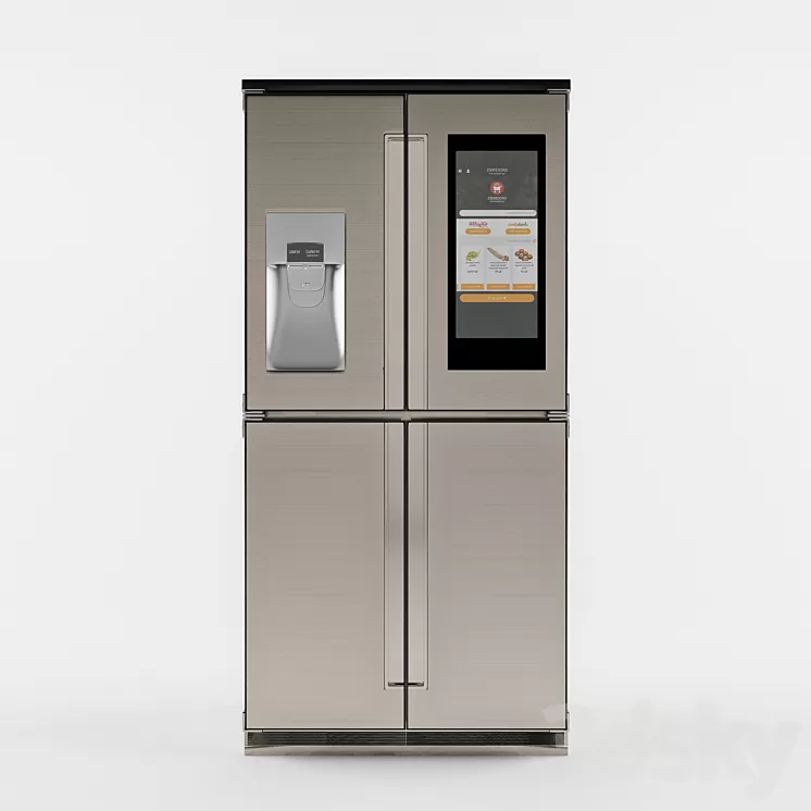 Samsung Smart Fridge 3D Model