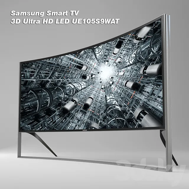 Samsung Smart TV 3D Ultra HD LED UE105S9WAT 3D Model