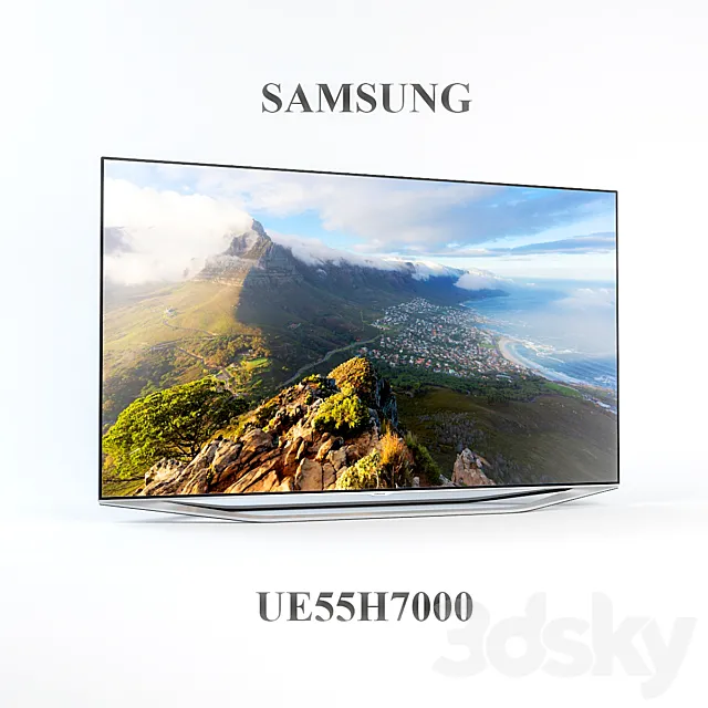 Samsung UE55H7000 3D Model