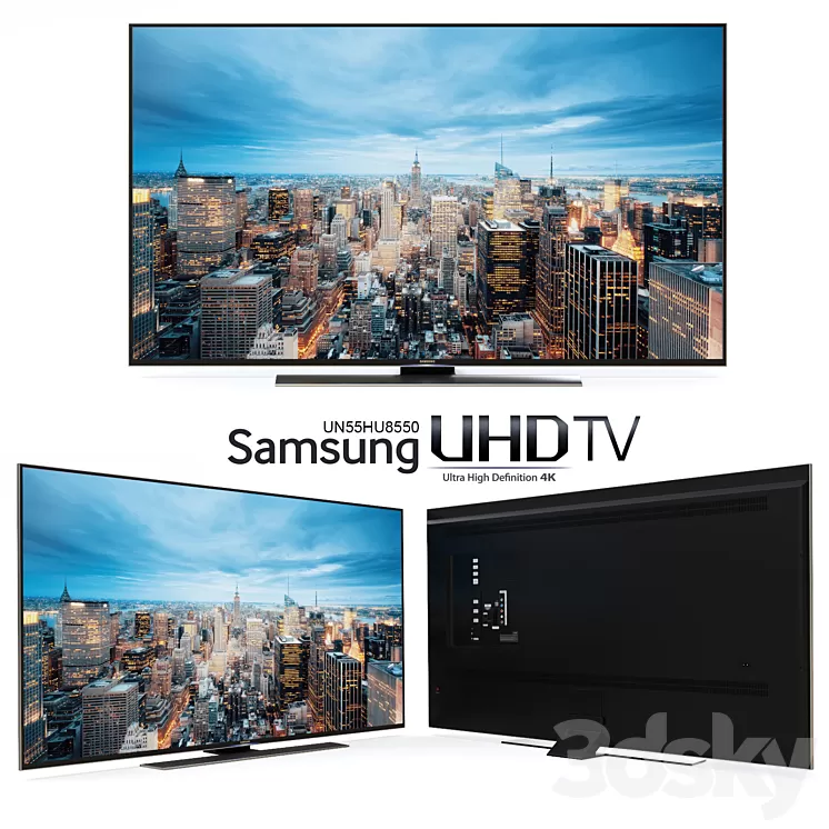 SAMSUNG UN55HU8550 3D Model