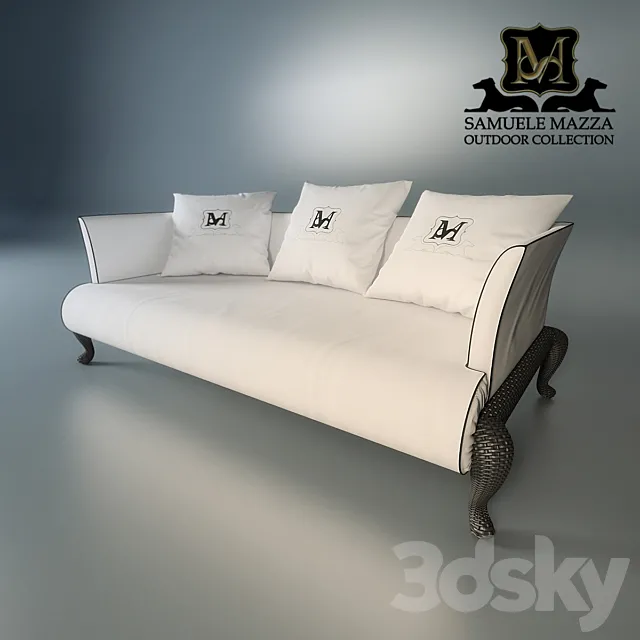 Samuele – mazza _ Canopo sofa 3DModel