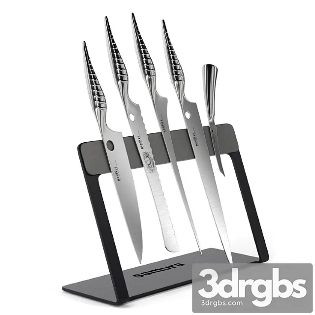 Samura Reptile Set 1 3D Model Download