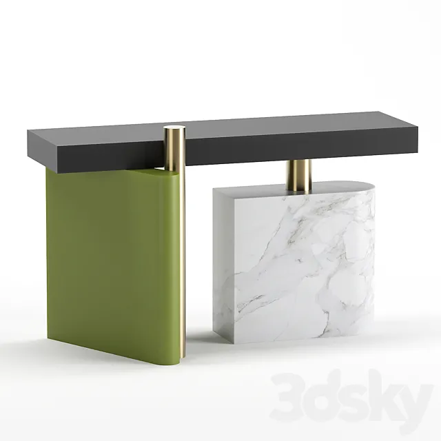 San Vitale Console Table by Julia Eliseeva 3DModel