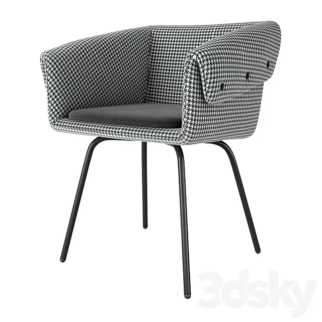 Sancal collar metal legs 3D Model