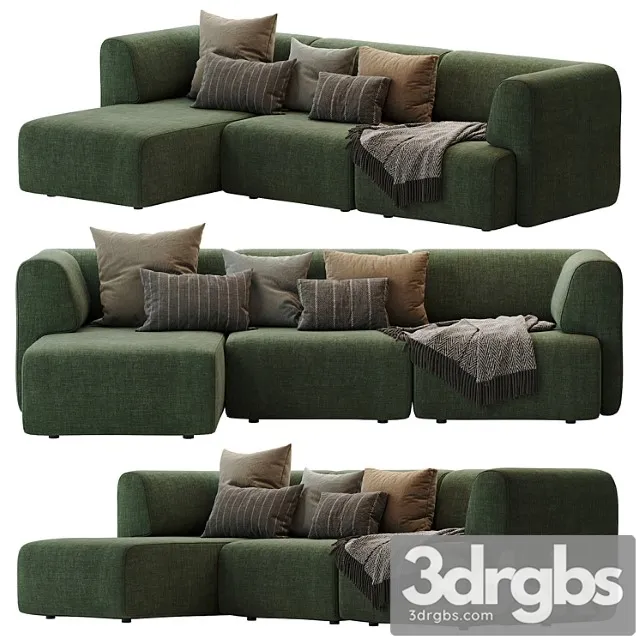 Sancal Duo Sofa 3 3D Model Download