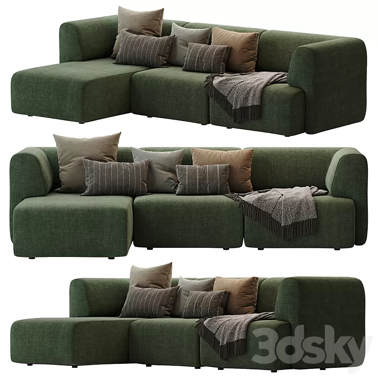 Sancal DUO Sofa 3D Model Sancal DUO Sofa 3D Model