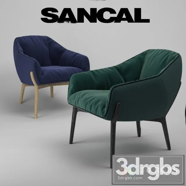 Sancal Nido Armchair 3D Model Download