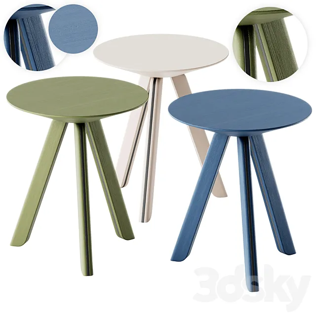 Sancal TORTUGA Side Table 3D Model Sancal TORTUGA Side Table 3D Model