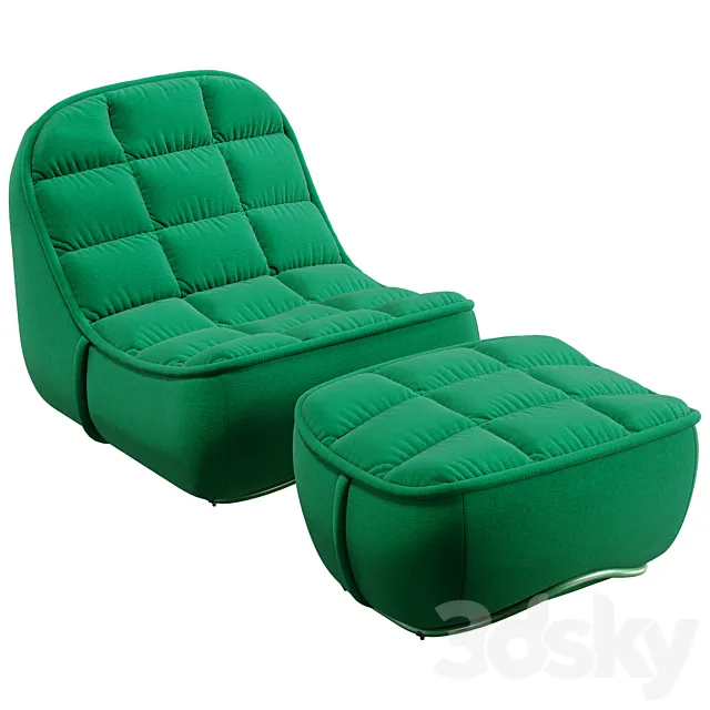 Sancal Vibe lounge chair 3D Model