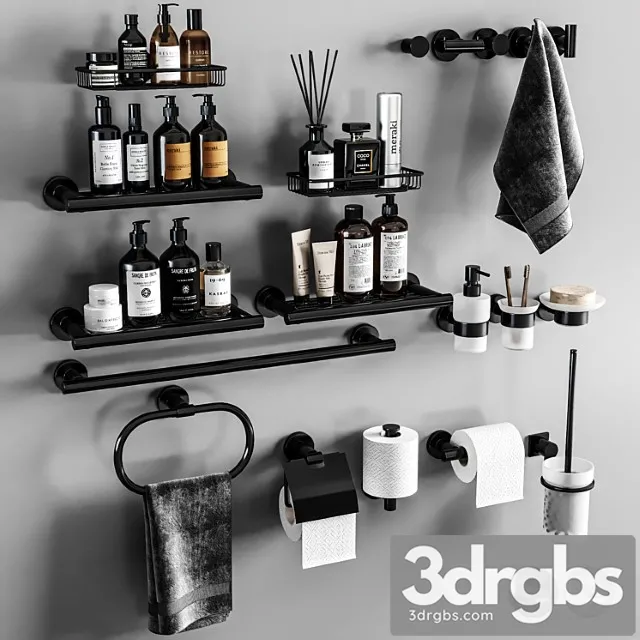 Sanco Galaxy Bathroom Accessories 31 3D Model Download