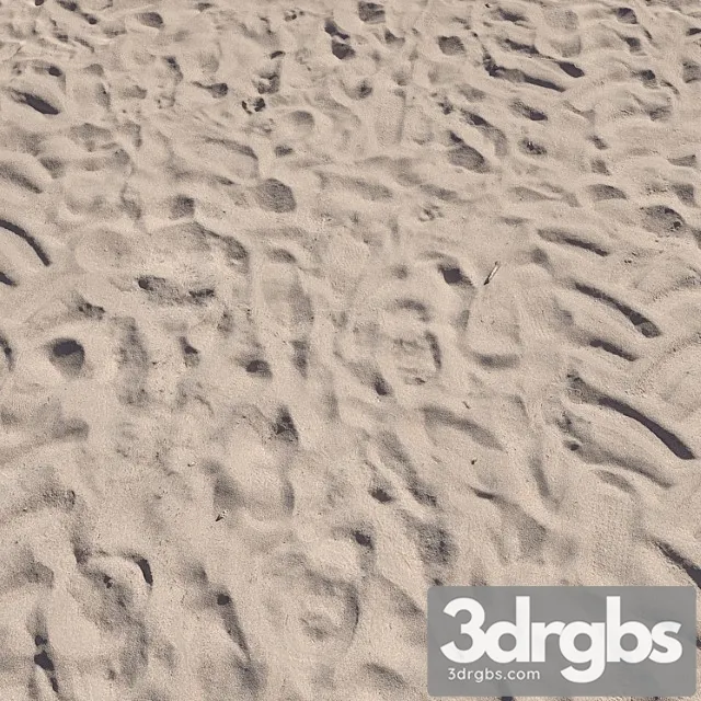 Sand beach 4 3D Model Download