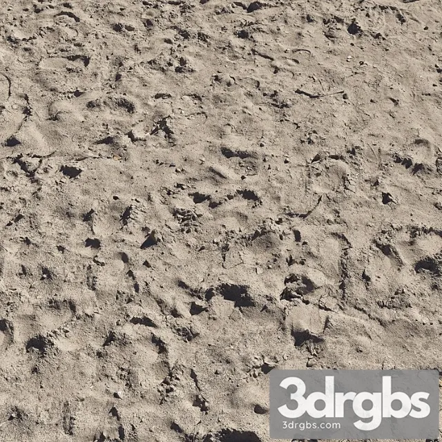 Sand beach 5 3D Model Download