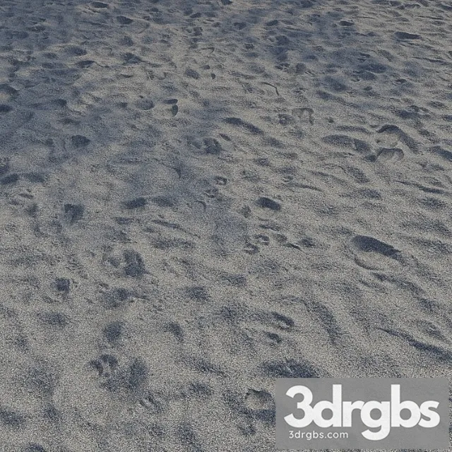 Sand Beach Gray 7 3D Model Download