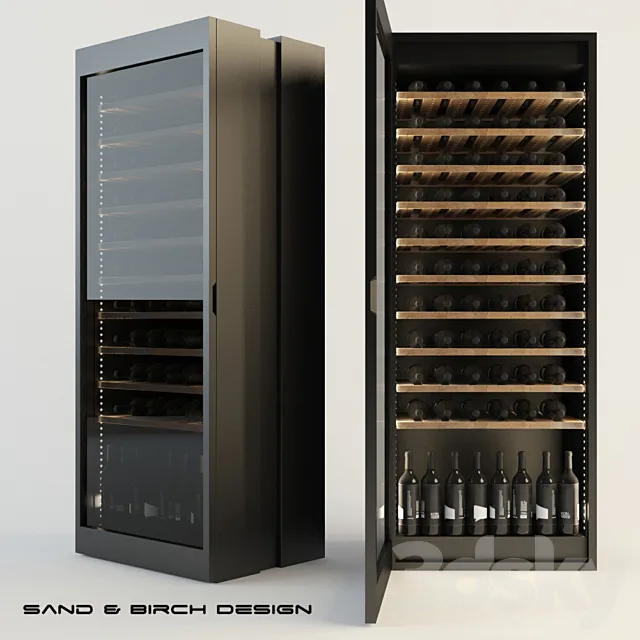 sand birch HT LUX winecellar 3DModel