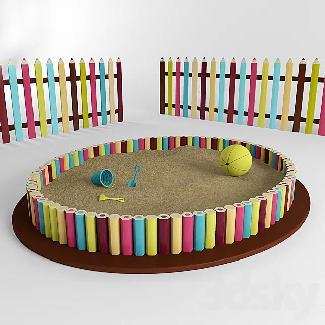 Sandbox 3D Model Sandbox 3D Model