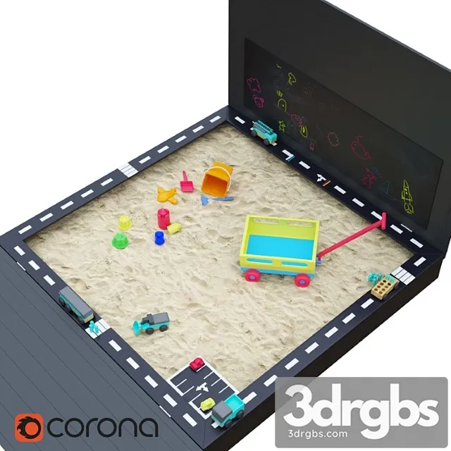 Sandbox 3D Model Download Sandbox 3D Model Download