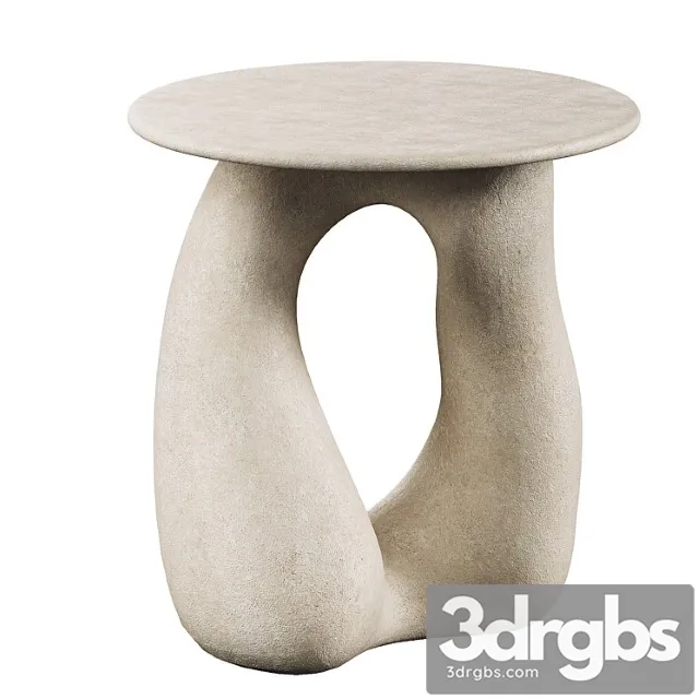 Sandstone gabrielle side table handsculped by hermine bourdin 2 3D Model Download Sandstone gabrielle side table handsculped by hermine bourdin 2 3D Model Download