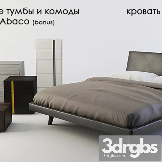 Sangiatsomo Febo bed 3 0 3D Model Download Sangiatsomo Febo bed 3 0 3D Model Download