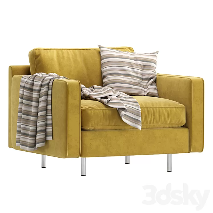 SANIBEL Armchair Cazarina/?????? ??????? 3D Model SANIBEL Armchair Cazarina/?????? ??????? 3D Model