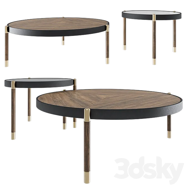 Sanremo coffee tables 3D Model Sanremo coffee tables 3D Model
