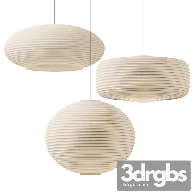 Sansho Paper Pendant Lights 3D Model Download Sansho Paper Pendant Lights 3D Model Download