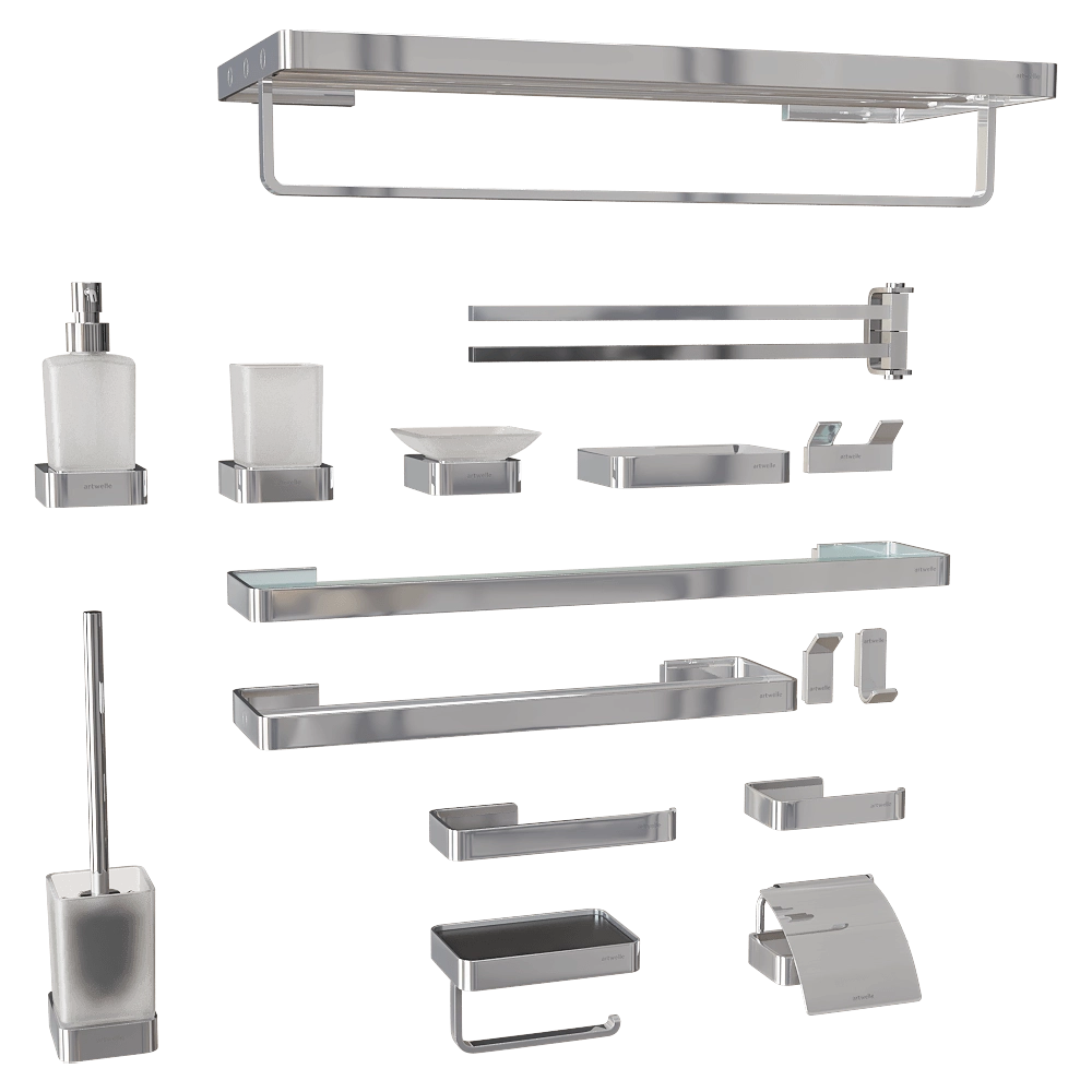 SANTECH ALLIANZ – Accessories for bathroom and toilet ARTWELLE 3D Model