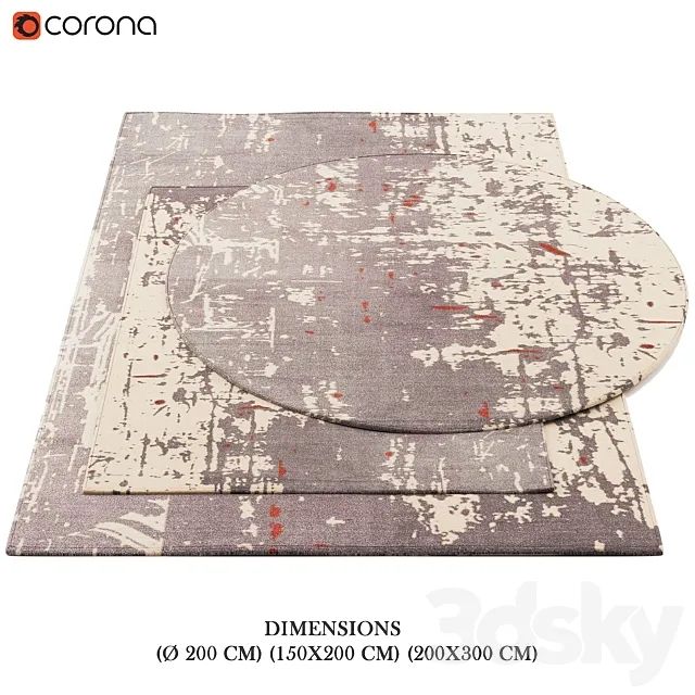 Sapore di Vaniglia Rug 3D Model Sapore di Vaniglia Rug 3D Model