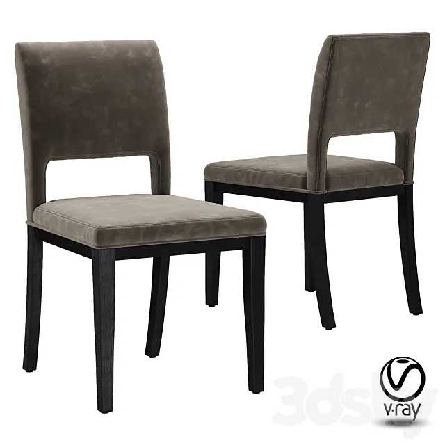 Sara dining chair 3D Model Sara dining chair 3D Model