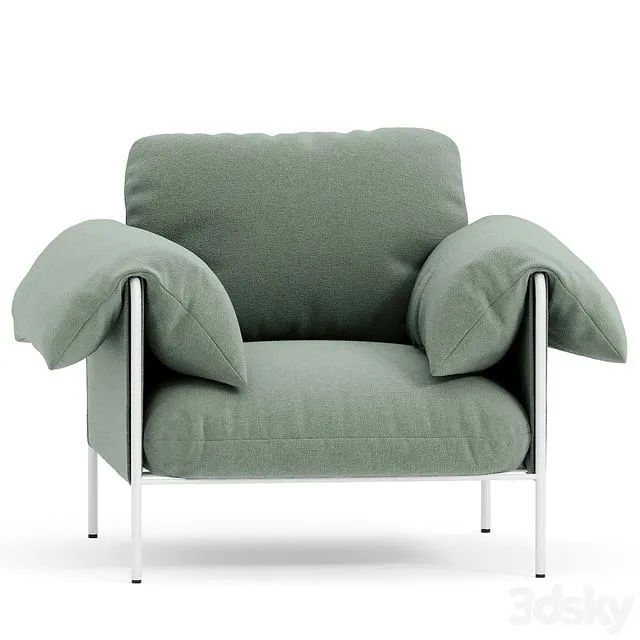 Sarah Ellison Alva (Velvet) Armchair 3D Model