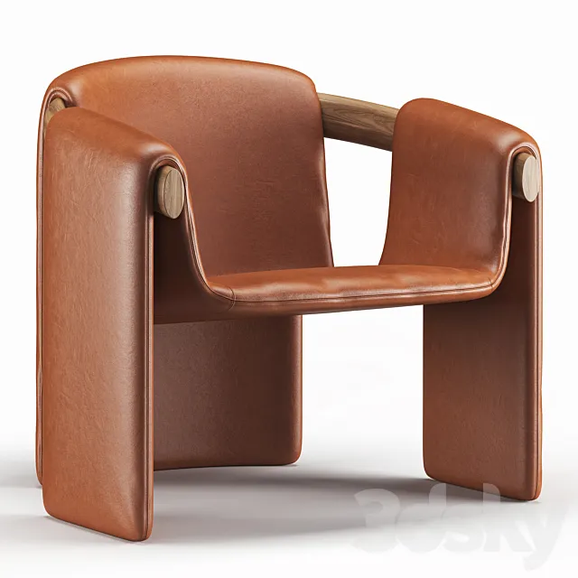 Sari arm chair 3D Model Sari arm chair 3D Model