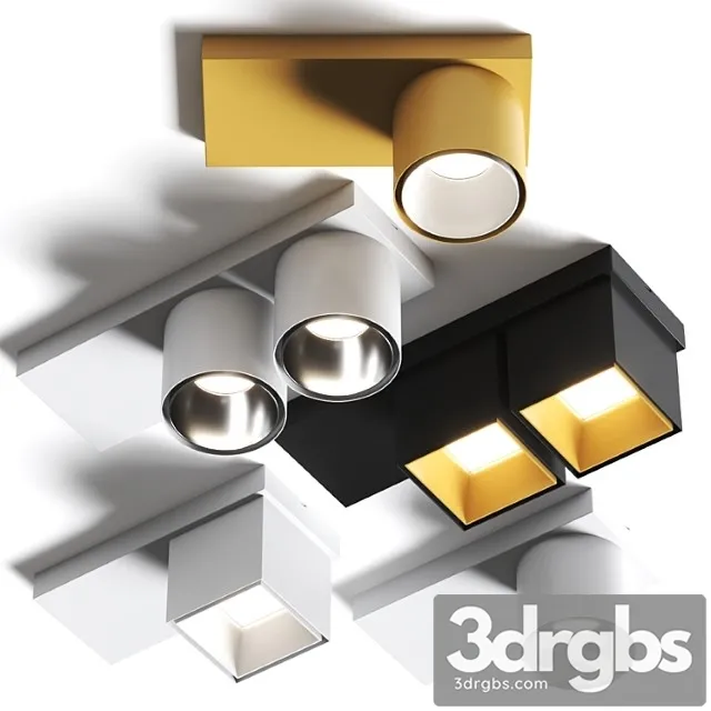 Sasso Bese By Xal Ceiling Lamp 3D Model Download