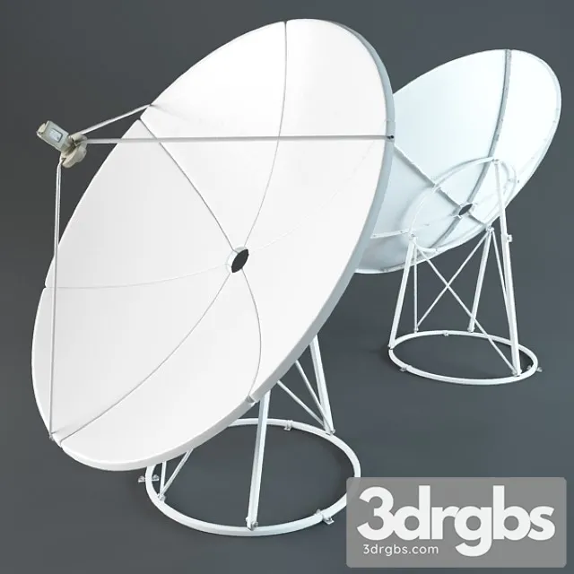 Satellite Dish Antenna 3D Model Download