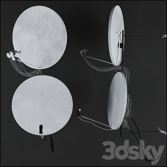 satellite Dishes 3D Model satellite Dishes 3D Model