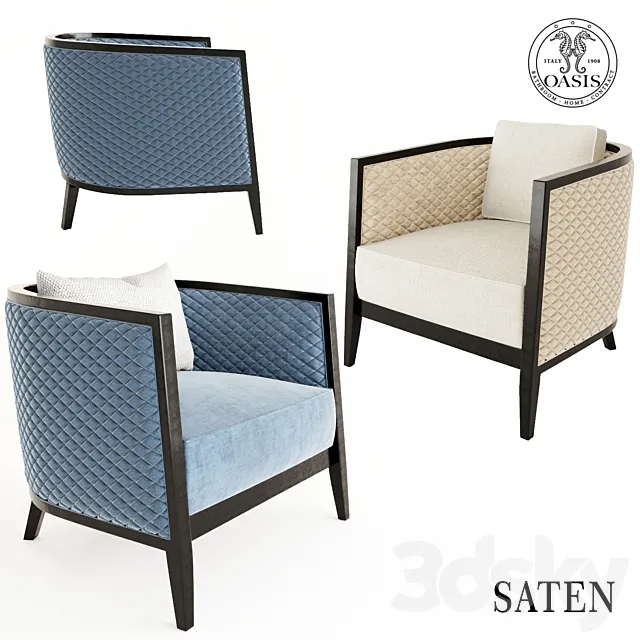 Saten armchair by Oasis 3DModel
