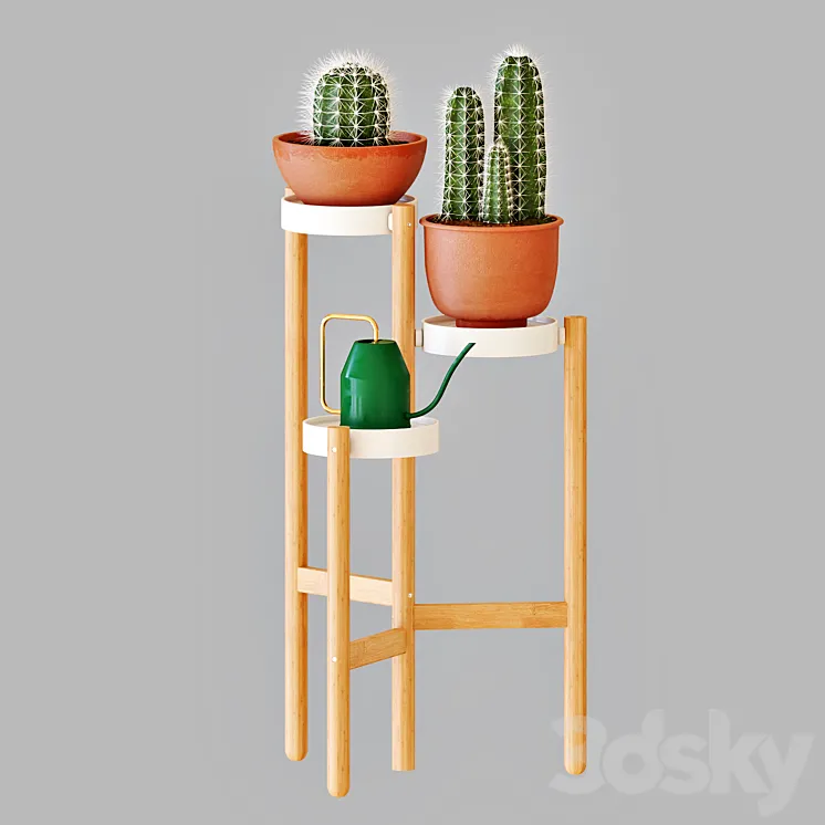 SATSUMAS Plant Stand 2 3D Model Free Download
