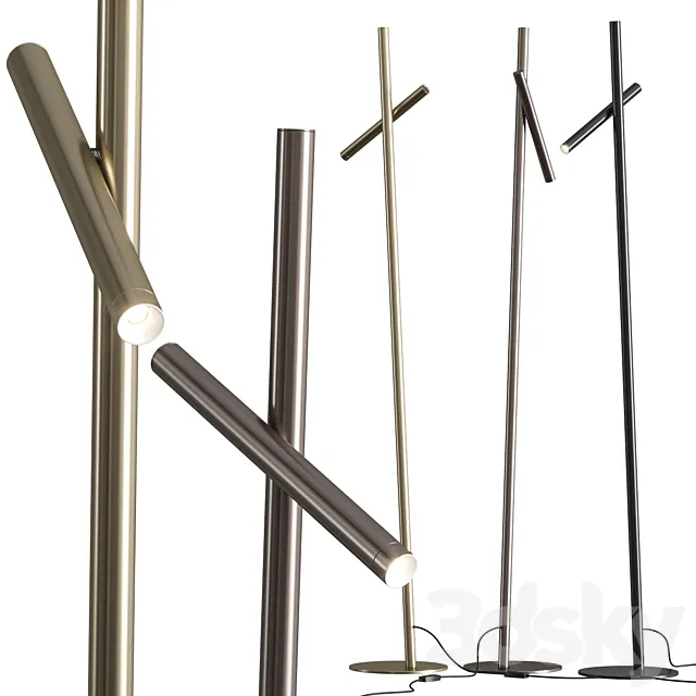 Sattler Fino Floor Lamps 3D Model Sattler Fino Floor Lamps 3D Model