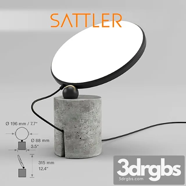 Sattler Table Lamp Avveni 3D Model Download Sattler Table Lamp Avveni 3D Model Download