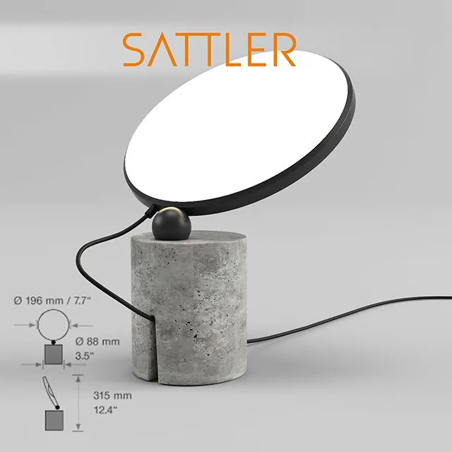 SATTLER table lamp AVVENI 3D Model