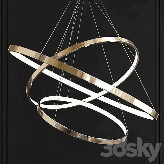 Saturn chandelier 3DModel Saturn chandelier 3DModel
