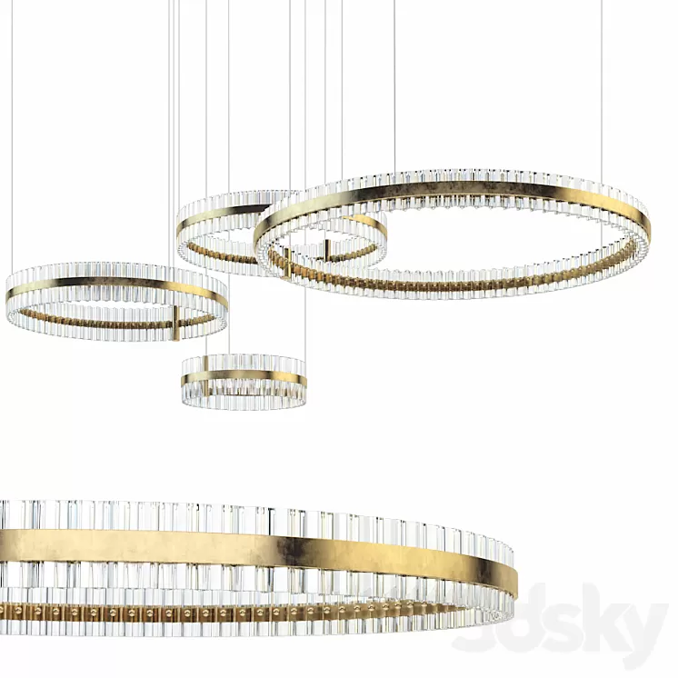 Saturno Not Baroncelli Suspension 470 700 1000 3D Model Saturno Not Baroncelli Suspension 470 700 1000 3D Model