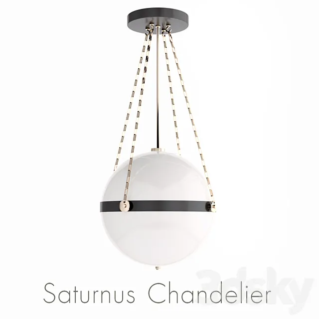 Saturnus Fixed Chandelier 3D Model